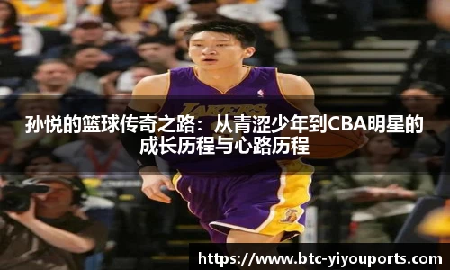 孙悦的篮球传奇之路:从青涩少年到CBA明星的成长历程与心路历程